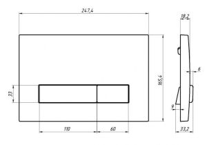 Комплект Berges 4в1 043306: инсталляция ATOM Line 410 кнопка чёрная SoftTouch унитаз VENTAS Rimless сидение дюропласт Ventas Slim SO
