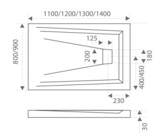 Экран Good Door Атриум 120x80 бежевый Экран Good Door Атриум 120x80 бежевый