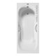 Ванна чугунная Vinsent Veron Aura VAU1507542H/VH0015GM с ручками оружейная сталь 150х75 см