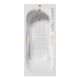 Ванна чугунная Vinsent Veron Aura VAU1507542H/VH0015MGD-AS с золотыми матовыми ручками 150х75 см