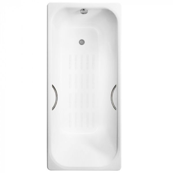 Ванна чугунная Delice Aurora DLR230617R-AS 140х70 с отверстиями под ручки и антискользящим покрытием Ванна чугунная Delice Aurora DLR230617R-AS 140х70 с отверстиями под ручки и антискользящим покрытием