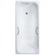Ванна чугунная Delice Aurora DLR230604R-AS 160x75 с отверстиями под ручки и антискользящим покрытием