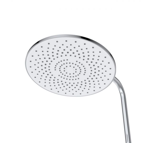 Душевая стойка со смесителем и изливом BelBagno AURORA-VSCM-CRM