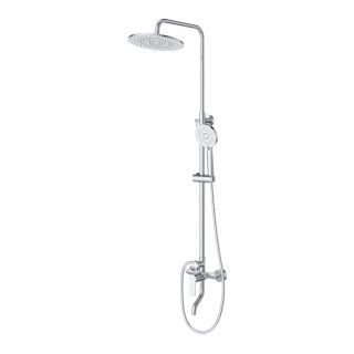 Душевая стойка со смесителем и изливом BelBagno AURORA-VSCM-CRM Душевая стойка со смесителем и изливом BelBagno AURORA-VSCM-CRM