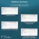 Ванна чугунная Delice Aurora DLR230603R 150x70 с отверстиями под ручки