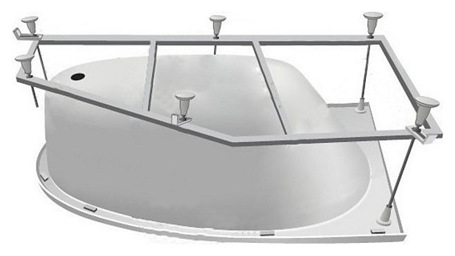 Сборный каркас к ванне AZARIO LAURA AV.0053170K 170 см