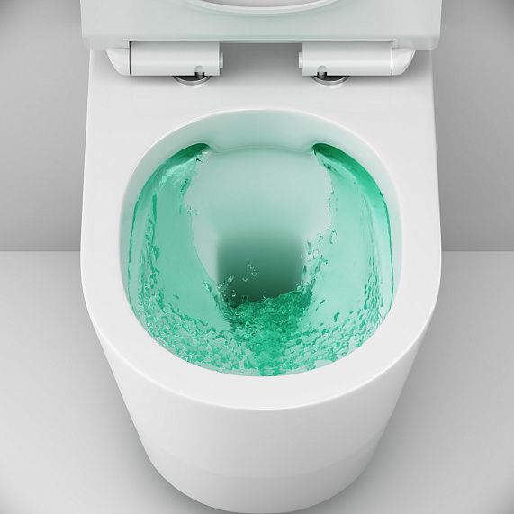 Унитаз подвесной  AM.PM Sunny C85C1701SC безободковый с сиденьем микролифт белый