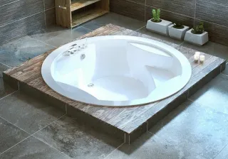 Ванна из искусственного камня Astra-Form Аврора 01010038 185 см белый глянец