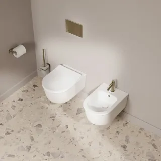 Биде Kerama Marazzi Элеганс KMELBd53MWh2 белый матовый