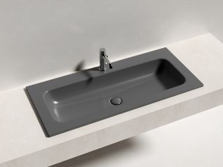 Раковина Ceramicanova Грация (Grace) CN7013MDH 101 см тёмный антрацит матовый