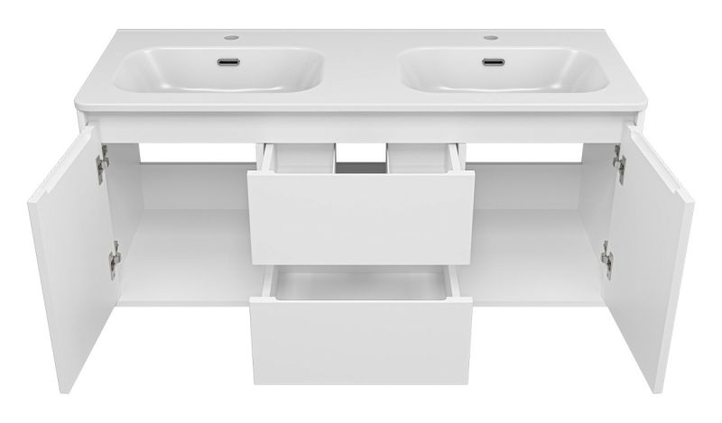 Подвесная тумба под раковину Brevita Wine 75 Win-09120-01-01-2Я белый