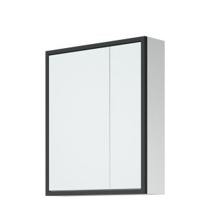 Зеркало-шкаф Corozo Айрон 70см белый/чёрный SD-00000408 Зеркало-шкаф Corozo Айрон 70см белый/чёрный SD-00000408