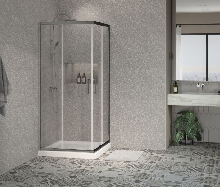 Душевое ограждение Azario SEATTLE AZ-131 S A 90*90*195 Душевое ограждение Azario SEATTLE AZ-131 S A 90*90*195