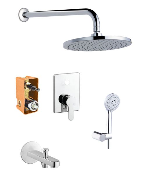 Промо-комплект AZARIO TEVIS AZ-15490711 встраиваемый для ванны Промо-комплект AZARIO TEVIS AZ-15490711 встраиваемый для ванны