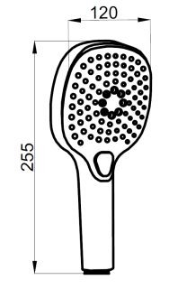 Душевая лейка Azario NEVO AZ-15783019 3 режима Душевая лейка Azario NEVO AZ-15783019 3 режима