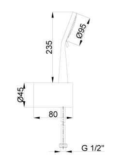 Душевой набор AZARIO MANO AZ-15786010 душевая лейка, шланг, штанга, мыльница Душевой набор AZARIO MANO AZ-15786010 душевая лейка, шланг, штанга, мыльница