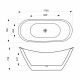 Акриловая ванна Azario MELADO AZ-6107-17W 1700х750х720 Акриловая ванна Azario MELADO AZ-6107-17W 1700х750х720