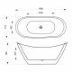 Акриловая ванна Azario MELADO AZ-6107-18W 1800770х760 Акриловая ванна Azario MELADO AZ-6107-18W 1800770х760