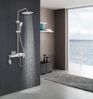 Душевая система AZARIO NEVO AZ-801-1 с поворотным изливом Душевая система AZARIO NEVO AZ-801-1 с поворотным изливом