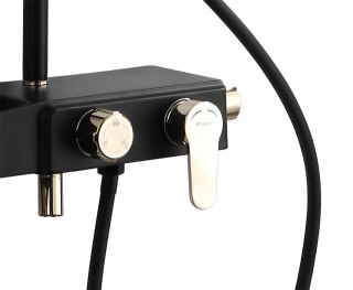 Душевая система AZARIO NEVO AZ-801-2 с поворотным изливом Душевая система AZARIO NEVO AZ-801-2 с поворотным изливом