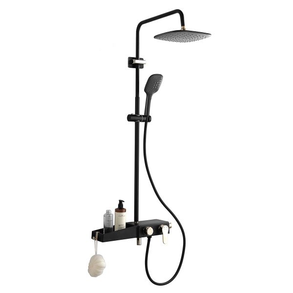 Душевая система AZARIO NEVO AZ-801-2 с поворотным изливом