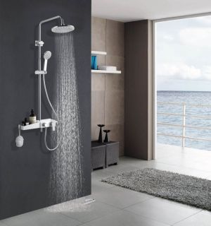 Душевая система AZARIO NEVO AZ-801 с поворотным изливом Душевая система AZARIO NEVO AZ-801 с поворотным изливом