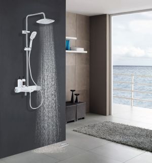 Душевая система AZARIO NEVO AZ-821 с поворотным изливом Душевая система AZARIO NEVO AZ-821 с поворотным изливом