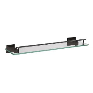 Полка AZARIO ALTRE AZ-96003B стеклянная, черный матовый