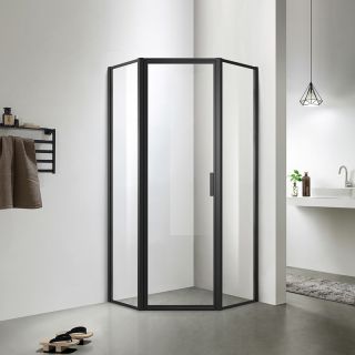 Душевое ограждение Azario RICHMOND AZ-NAG3231 900 Black Душевое ограждение Azario RICHMOND AZ-NAG3231 900 Black