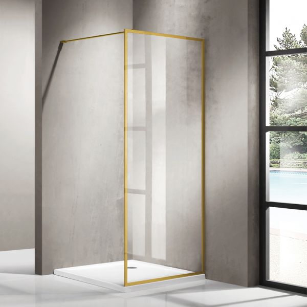 Душевая перегородка Azario RICHMOND AZ-NAG6310 900 Gold