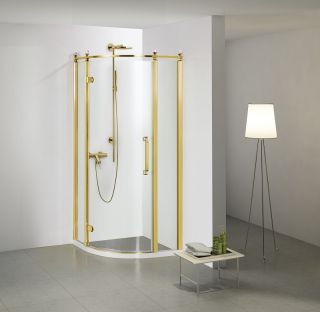 Душевое ограждение Azario ONTARIO AZ-NBB2231-L 900 GOLD Душевое ограждение Azario ONTARIO AZ-NBB2231-L 900 GOLD