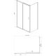 Душевое ограждение AZARIO MILTON AZ-ND1131-L 1200 BLACK 120x80 см Душевое ограждение AZARIO MILTON AZ-ND1131-L 1200 BLACK 120x80 см