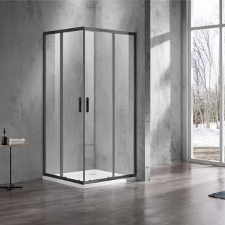 Душевое ограждение AZARIO AZ-ND1142 900 Black 900х900х2000 Душевое ограждение AZARIO AZ-ND1142 900 Black 900х900х2000