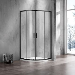 Душевое ограждение Azario MILTON AZ-ND2142 1000 Black Душевое ограждение Azario MILTON AZ-ND2142 1000 Black