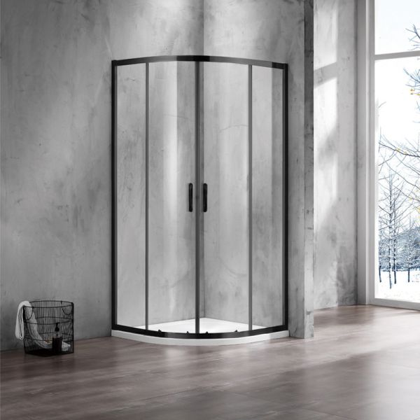 Душевое ограждение Azario MILTON AZ-ND2142 1000 Black Душевое ограждение Azario MILTON AZ-ND2142 1000 Black