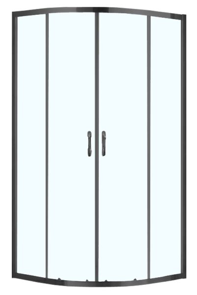 Душевое ограждение Azario MILTON AZ-ND2142 1000 Black Душевое ограждение Azario MILTON AZ-ND2142 1000 Black