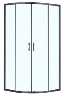Душевое ограждение Azario MILTON AZ-ND2142 900 Black Душевое ограждение Azario MILTON AZ-ND2142 900 Black