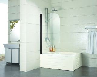 Шторка для ванны Azario MERRIT AZ-NF6211 700 BLACK Шторка для ванны Azario MERRIT AZ-NF6211 700 BLACK