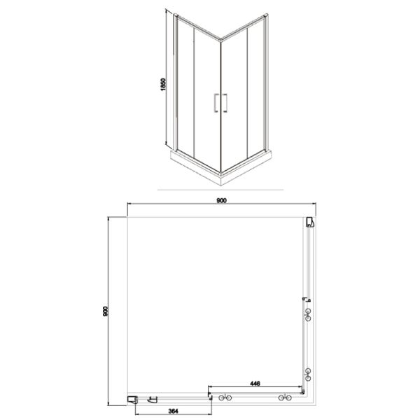 Душевое ограждение Azario GREENWOOD AZ-NNE1142 900 900х900х1850 Душевое ограждение Azario GREENWOOD AZ-NNE1142 900 900х900х1850