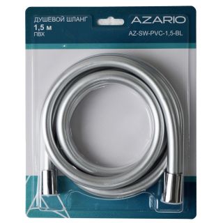 Шланг для душа Azario KAPRIS AZ-SW-PVC-1,5-BL ПВХ 1,50 м Шланг для душа Azario KAPRIS AZ-SW-PVC-1,5-BL ПВХ 1,50 м