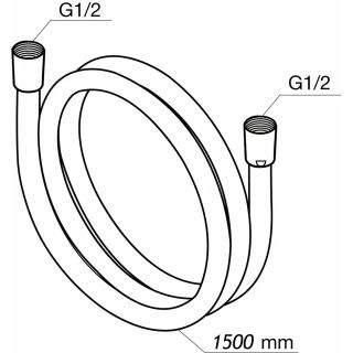 Шланг для душа Azario KAPRIS AZ-SW-PVC-1,5-BL ПВХ 1,50 м Шланг для душа Azario KAPRIS AZ-SW-PVC-1,5-BL ПВХ 1,50 м