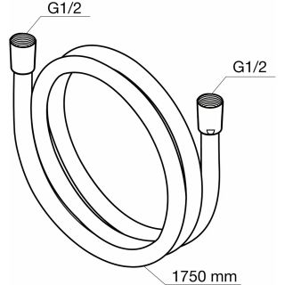 Шланг для душа Azario KAPRIS AZ-SW-PVC-1,75-BL  ПВХ 1,75 м Шланг для душа Azario KAPRIS AZ-SW-PVC-1,75-BL  ПВХ 1,75 м