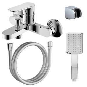 Смеситель для ванны AZARIO ELVIS AZ-WWK238155C с ручным душем