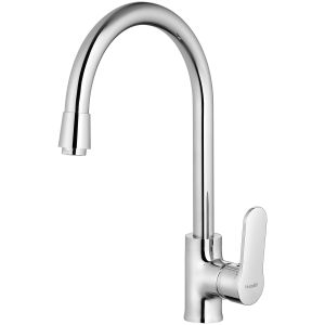 Смеситель для кухонной мойки Azario ELVIS AZ-WWK568155C поворотный излив