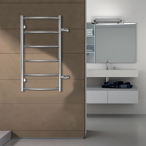 Полотенцесушитель водяной AZARIO VERONA AZ04548 400/800 6 секций, боковое подключение, 1, хром