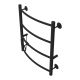 Полотенцесушитель электрический AZARIO VERONA AZ04756B 500/600 4 секции, тен слева, черный Полотенцесушитель электрический AZARIO VERONA AZ04756B 500/600 4 секции, тен слева, черный