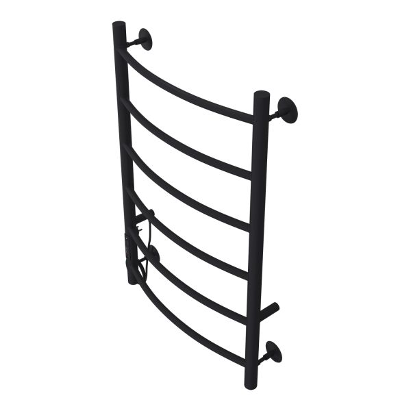 Полотенцесушитель электрический AZARIO VERONA AZ04758B 500/800 6 секций, диммер слева, черный Полотенцесушитель электрический AZARIO VERONA AZ04758B 500/800 6 секций, диммер слева, черный