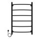 Полотенцесушитель электрический AZARIO VERONA AZ04758B 500/800 6 секций, диммер слева, черный Полотенцесушитель электрический AZARIO VERONA AZ04758B 500/800 6 секций, диммер слева, черный