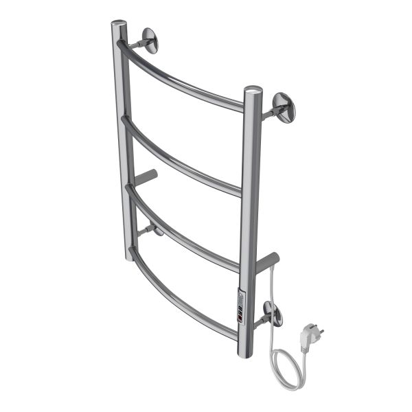 Полотенцесушитель электрический AZARIO VERONA AZ04846 400/600 4 секции, тен справа, хром Полотенцесушитель электрический AZARIO VERONA AZ04846 400/600 4 секции, тен справа, хром