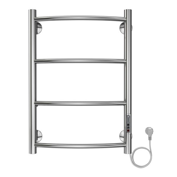 Полотенцесушитель электрический AZARIO VERONA AZ04846 400/600 4 секции, тен справа, хром Полотенцесушитель электрический AZARIO VERONA AZ04846 400/600 4 секции, тен справа, хром